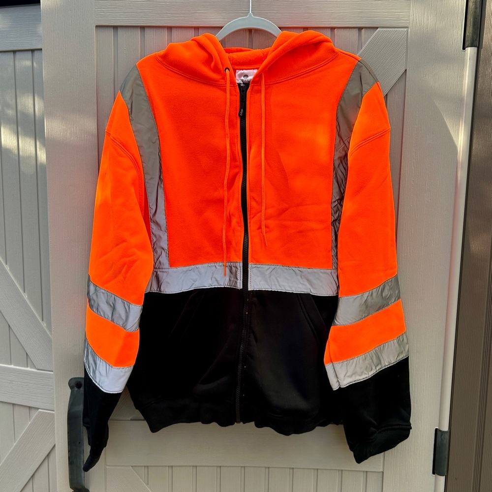 NWOT Men’s ML KISHIGO Neon Reflective Jacket Sz XL